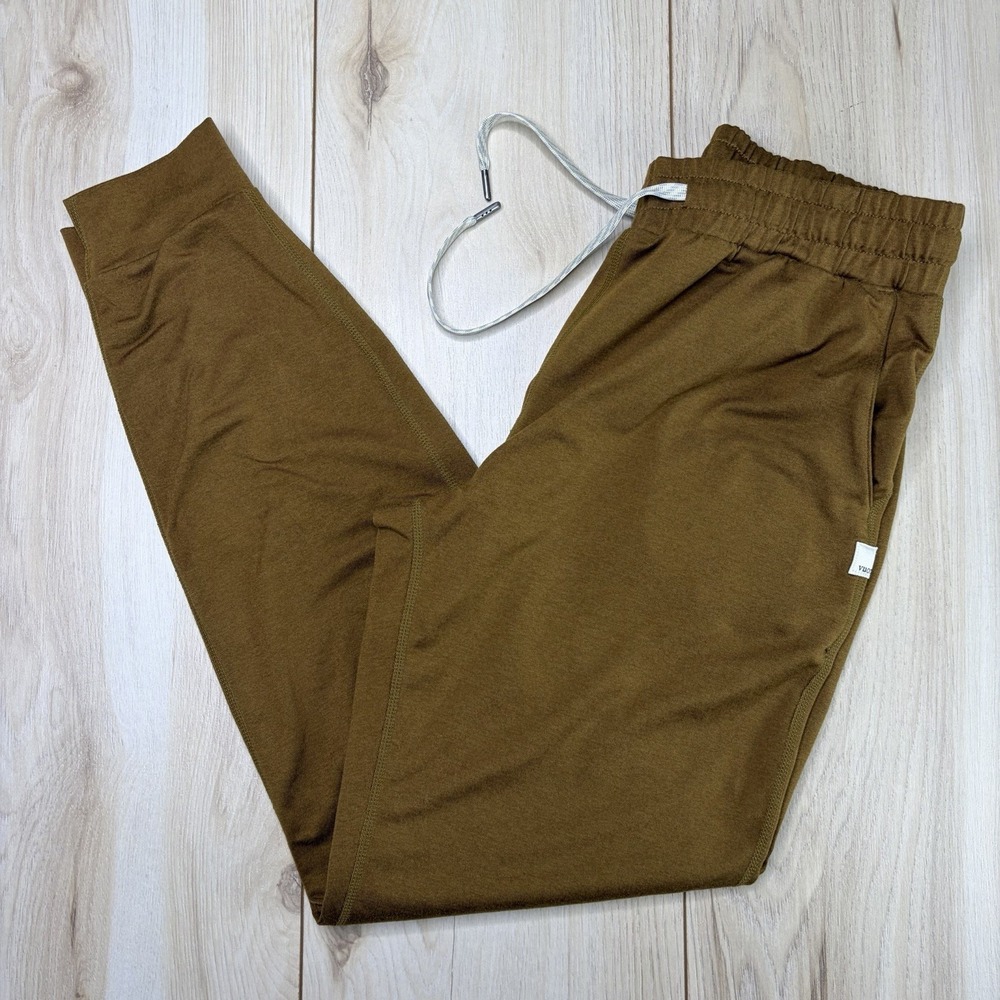 Vuori Olive Brown Track Joggers